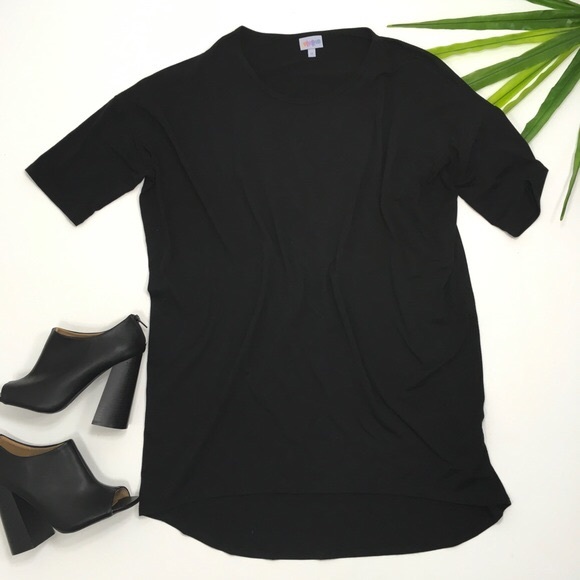 LuLaRoe Tops - LuLaRoe | Black Noir Solid Irma Tunic Top